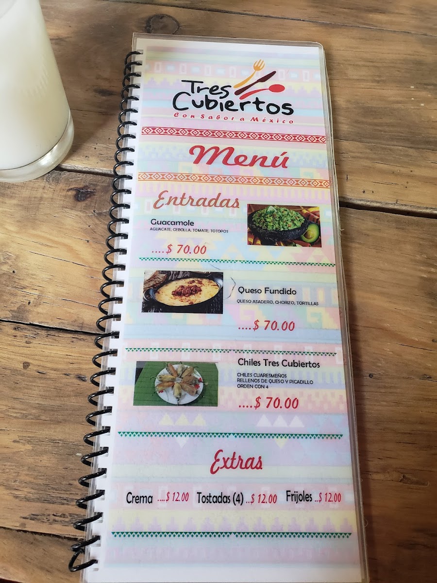 Tres Cubiertos Menu - Image 3