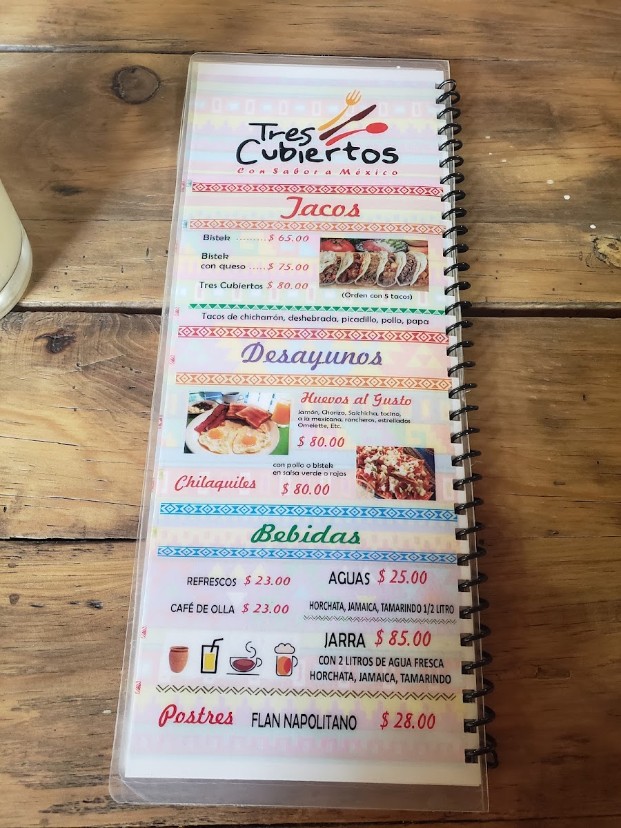 Tres Cubiertos Menu - Image 4