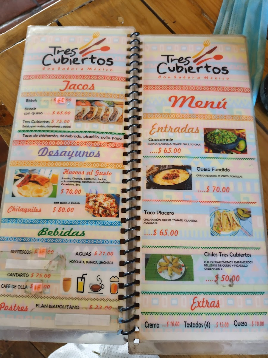Tres Cubiertos Menu - Image 5